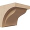 Ekena Millwork 7"W x 7"D x 7"H Wide Helena Rough Cedar Woodgrain TimberThane Corbel, Primed Tan CORUR07X07X07HELRCPR - alternate 1